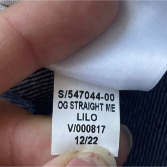 Old Navy Curvy OG Straight Jeans Size 16 High Rise Medium Wash Stretch Ankle - Picture 11 of 14